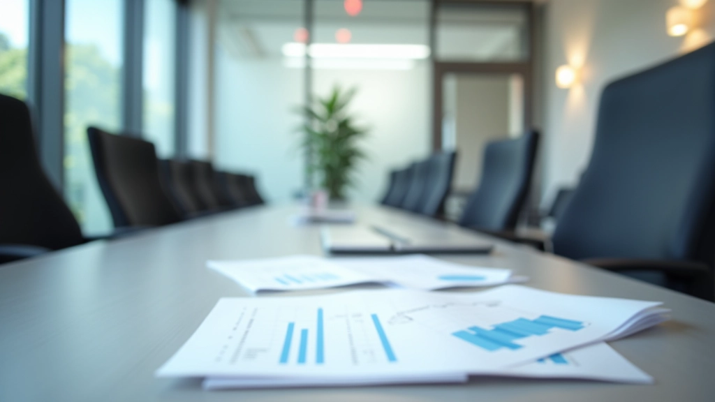 Deutsches Finanzministerium Gebäude, Berlin, modernes Interieur mit Schreibtischen und Dokumenten, professionelle Beleuchtung